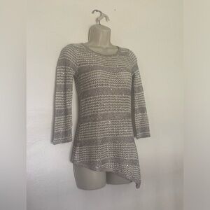 Long Sleeve 00s Sequin Knit Top